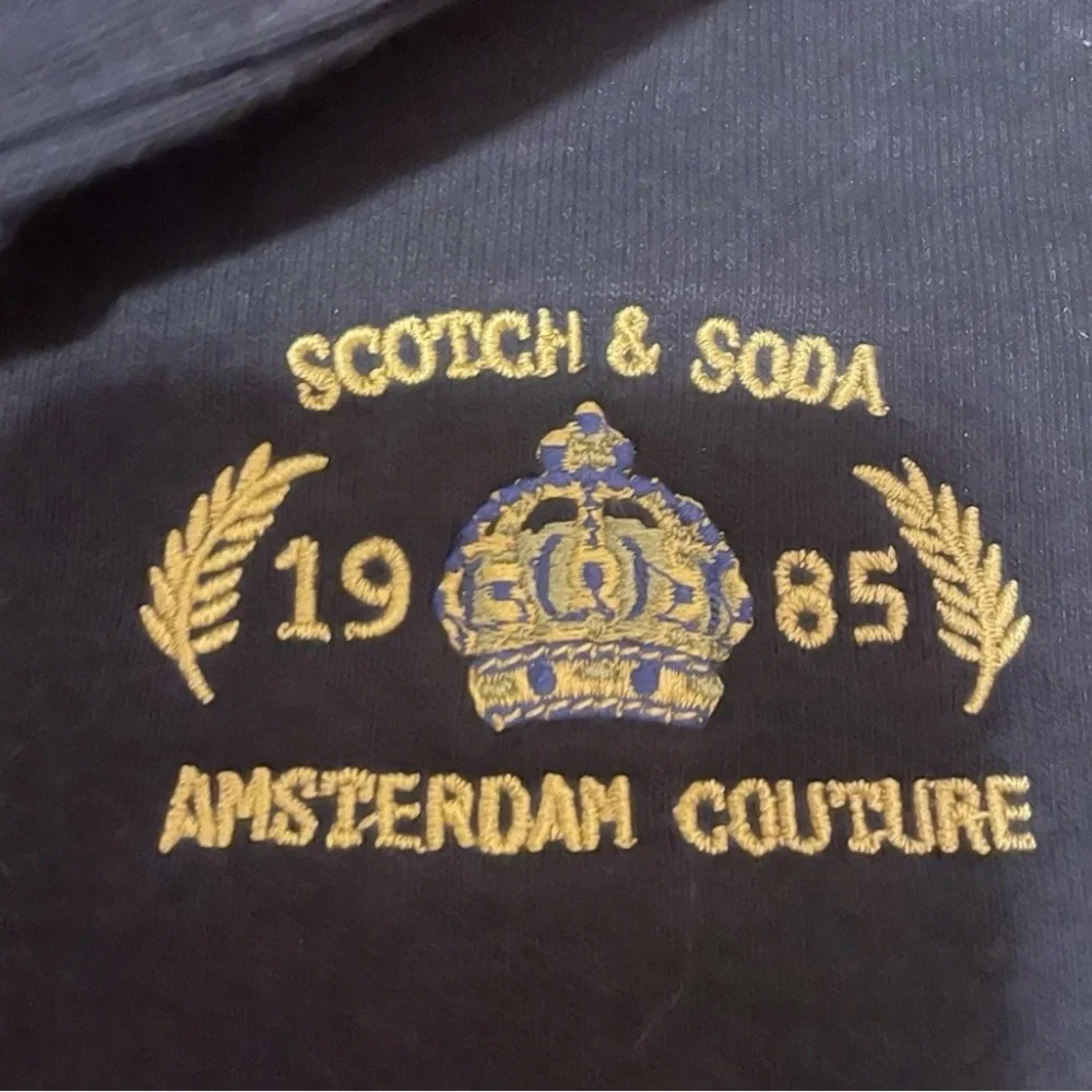 Scotch & Soda Black Zip-Up Hoodie- kids/teen large,‎ women’s small - nwt